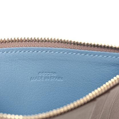 Loewe X Bernard Leach Soft Calfskin Deer Print Coin Card Holder Sand Blue Iceberg 7 of 9