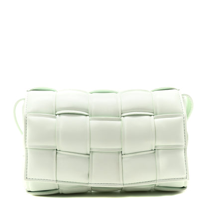 Bottega Veneta Nappa Maxi Intreccio Small Padded Cassette Crossbody Bag Glacier 1 of 9