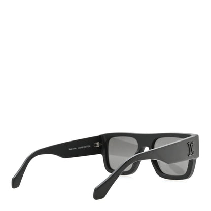 Louis Vuitton Acetate LV Clash Large Square Sunglasses Z2707W Deep Black 4 of 9