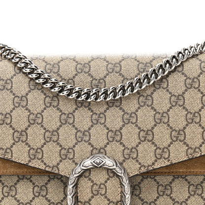 Gucci GG Supreme Monogram Medium Dionysus Shoulder Bag Taupe 8 of 10