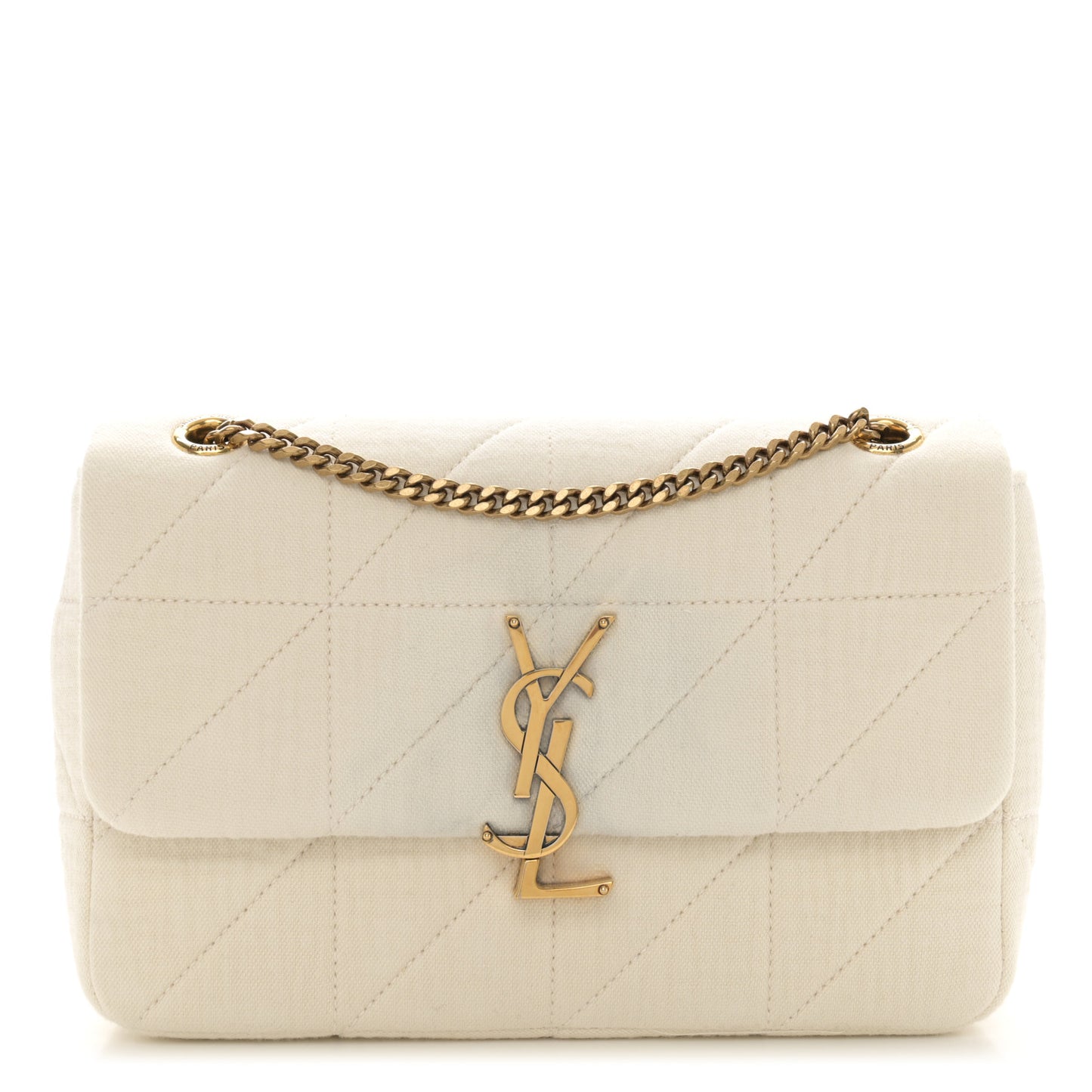 Crinkle Cotton Patchwork Monogram Medium Jamie Vanilla Ice