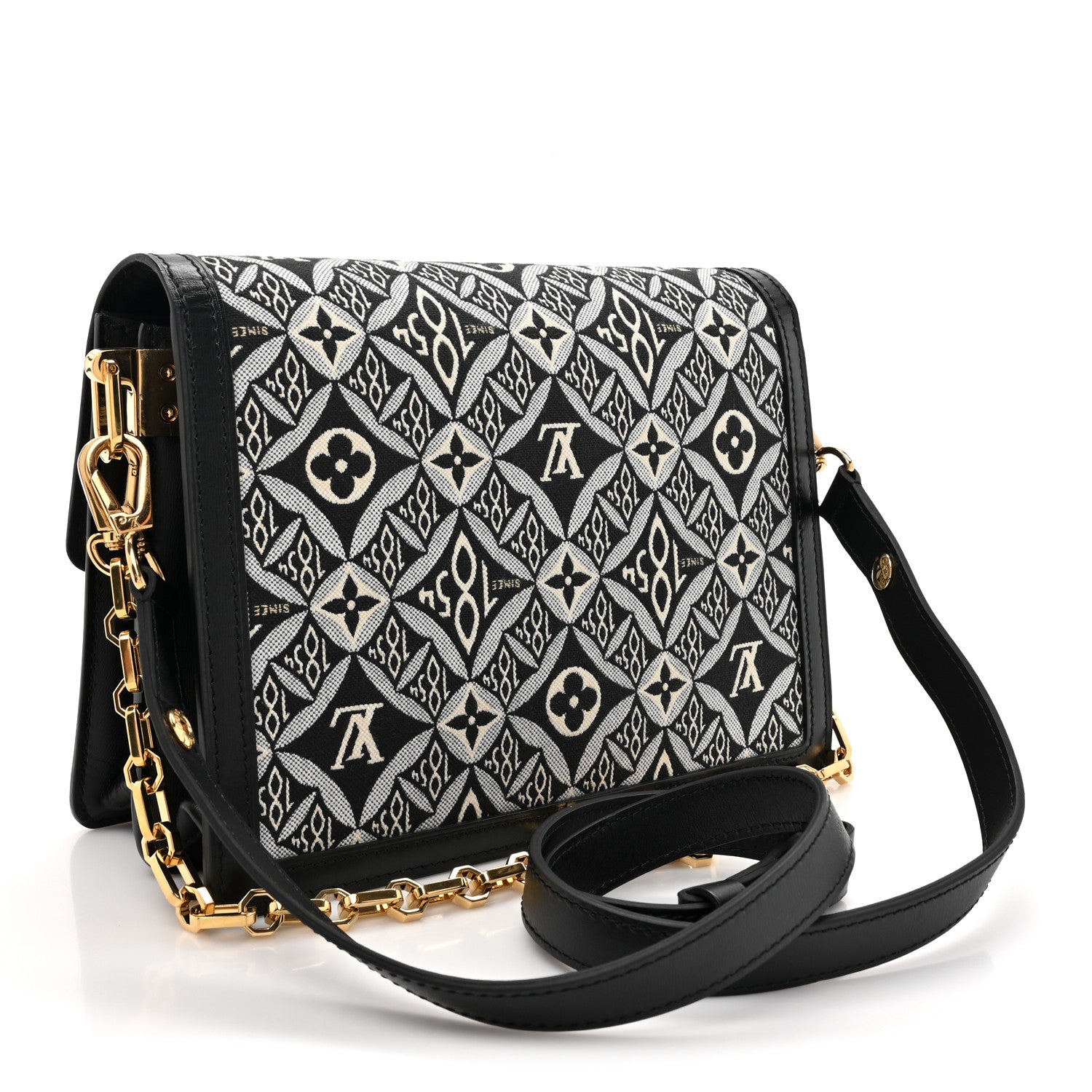 Louis Vuitton Jacquard Since 1854 Dauphine MM Grey 3 of 12