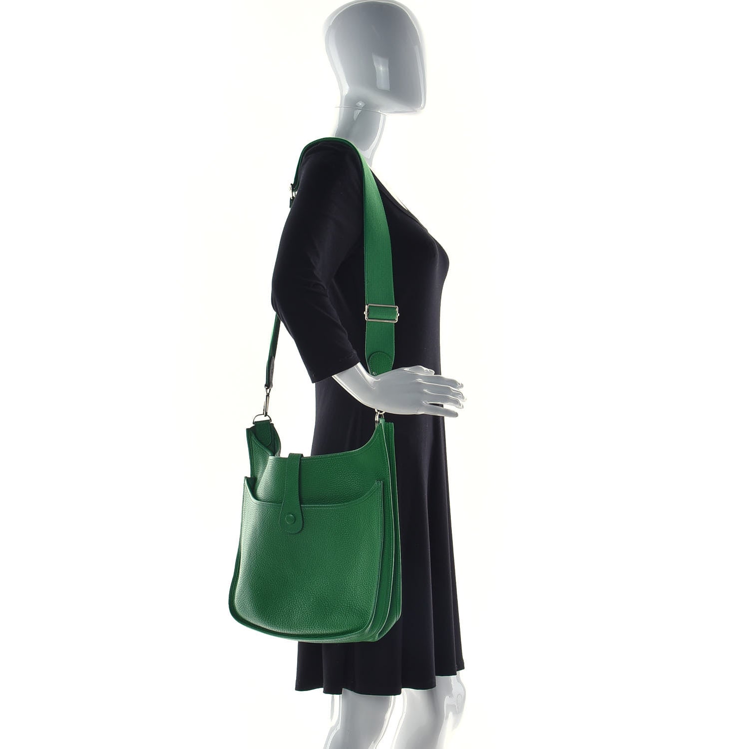 Hermes Taurillon Clemence Evelyne III Bambou 3 of 14