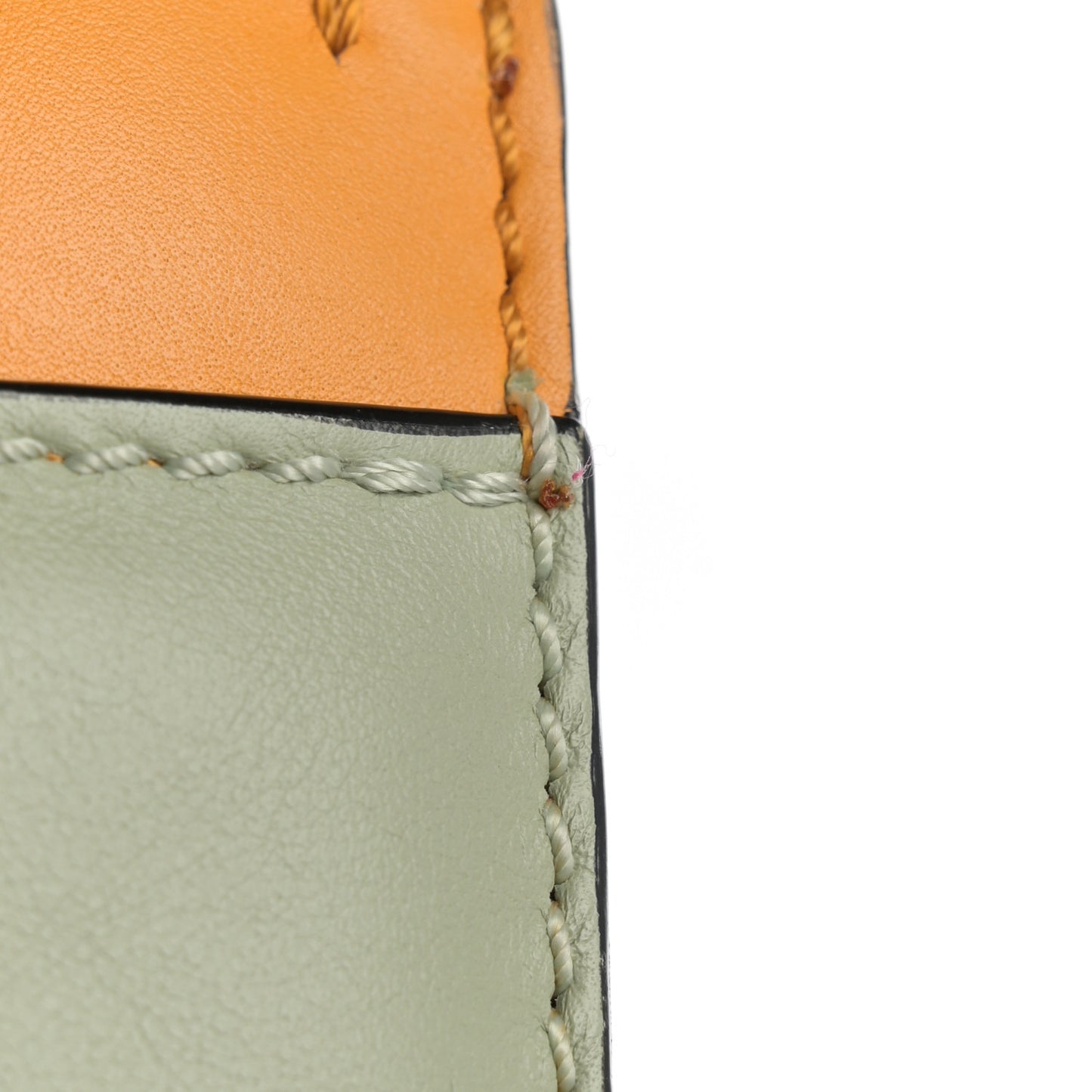 Vitello Small Glam Lock Rockstud Flap Mandarin Green Tea London Stone Rubin