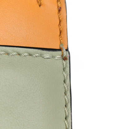 Valentino Garavani Vitello Small Glam Lock Rockstud Flap Mandarin Green Tea London Stone Rubin 16 of 18