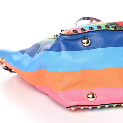 Valentino Garavani Vitello 1973 Medium Rockstud Tote Multicolor 7 of 9