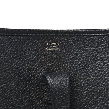 Hermes Taurillon Clemence Evelyne III GM Black 6 of 12