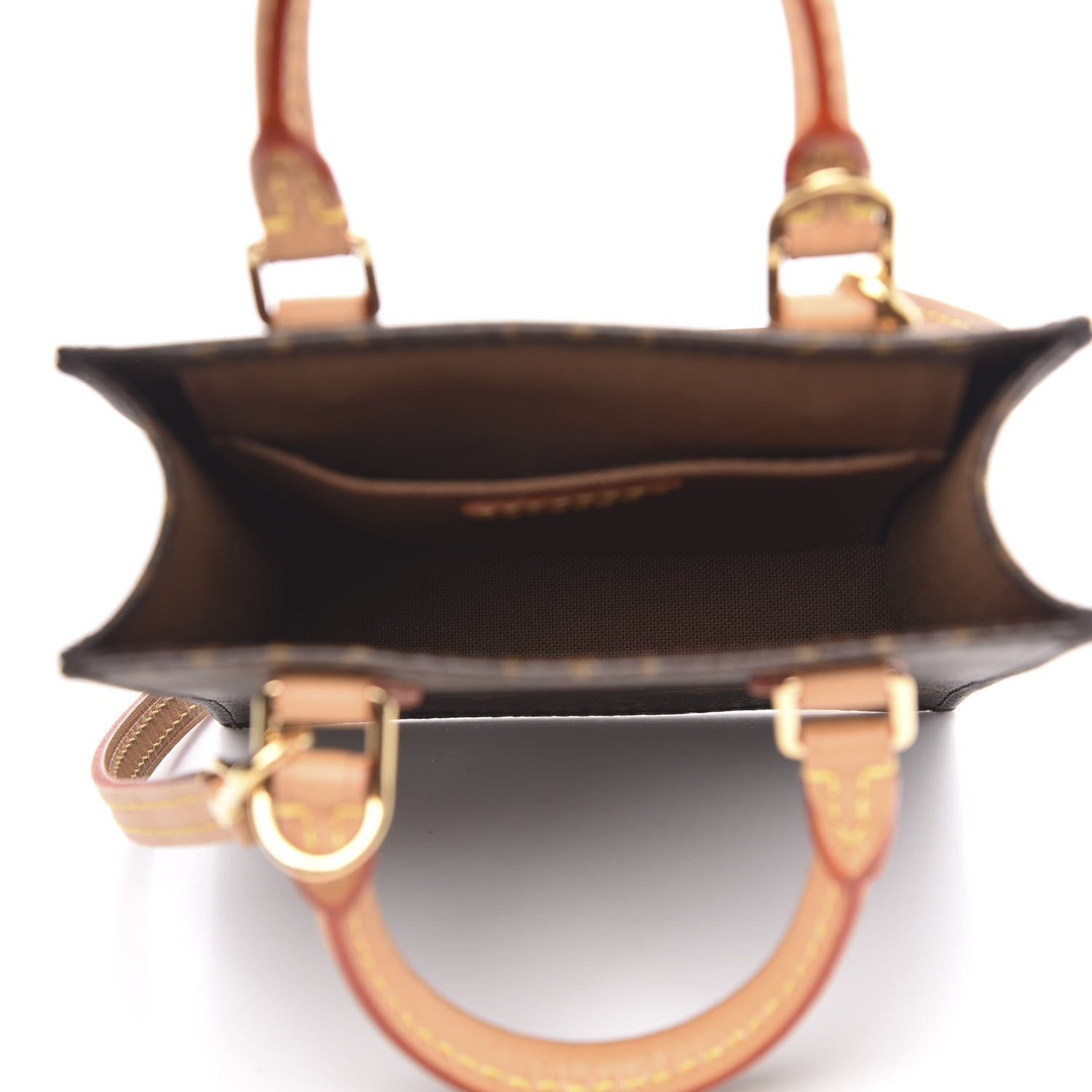 Louis Vuitton Monogram Petit Sac Plat 5 of 9