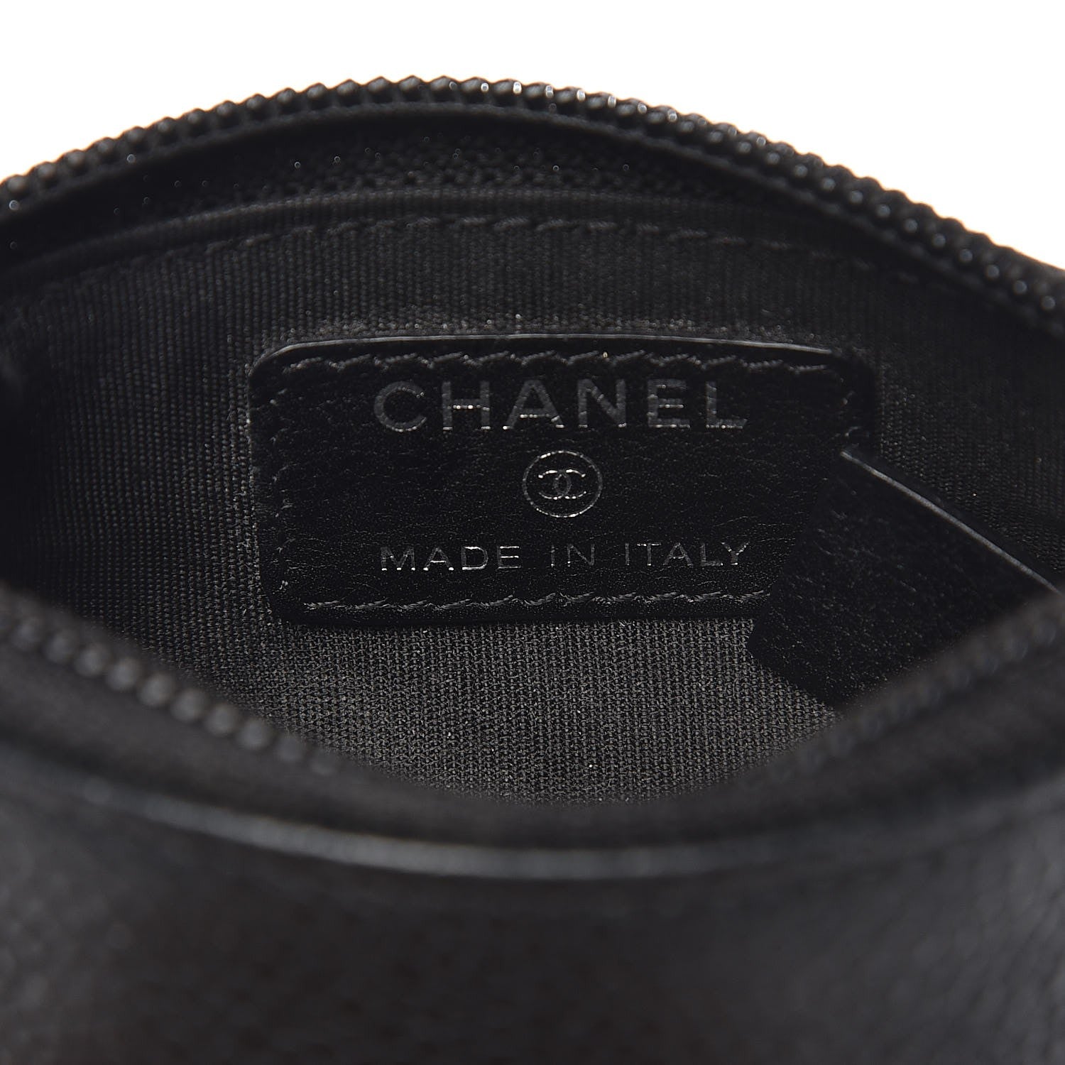 Chanel Caviar Timeless CC Key Holder Black 6 of 12