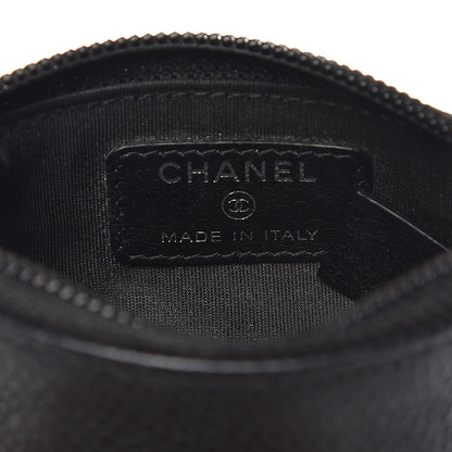 Chanel Caviar Timeless CC Key Holder Black 6 of 12