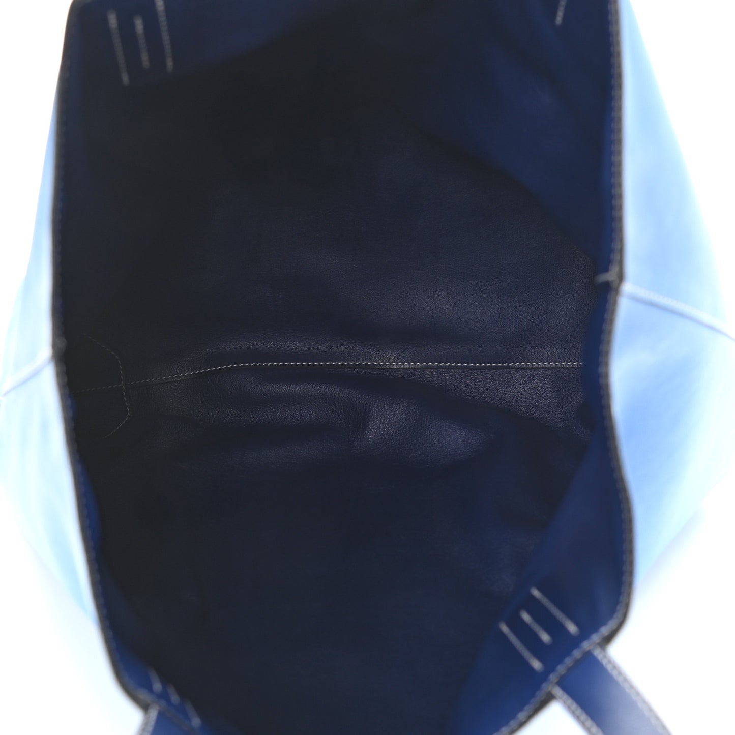 Veau Sikkim Double Sens 45 Tote Bleu Sapphire Paradis