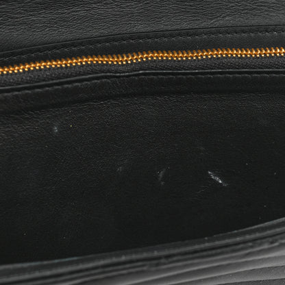 Louis Vuitton Calfskin New Wave Long Wallet Black 10 of 12