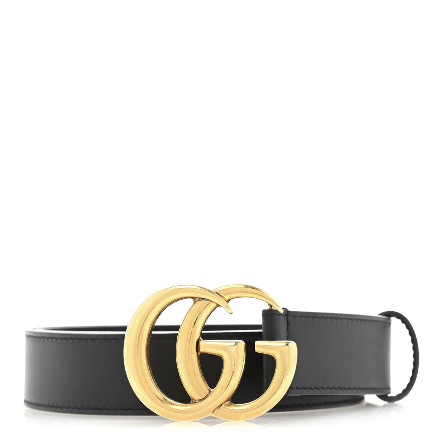 Calfskin Double G 30mm Belt 80 32 Black