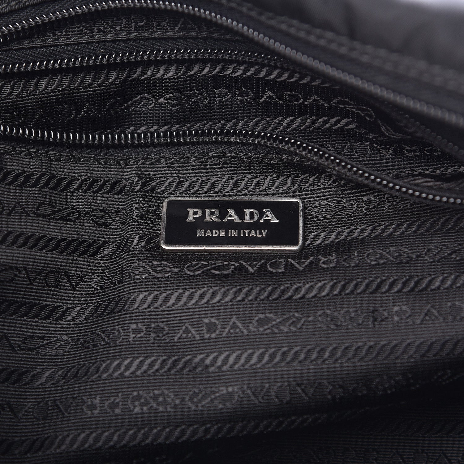 Prada Nylon Vela Messenger Bag Black 6 of 21