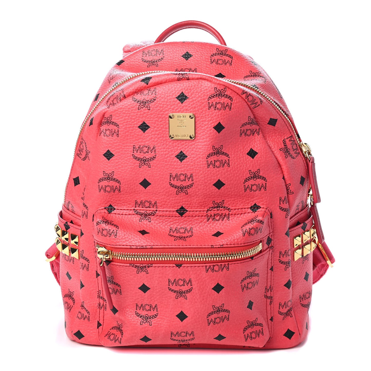 Visetos Side Stud Small Stark Backpack Corail