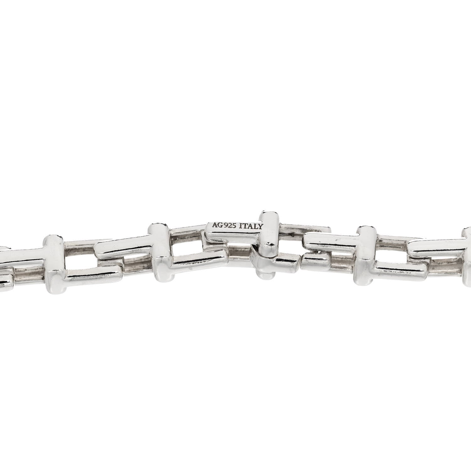 Tiffany Sterling Silver T Link Chain Bracelet 4 of 4