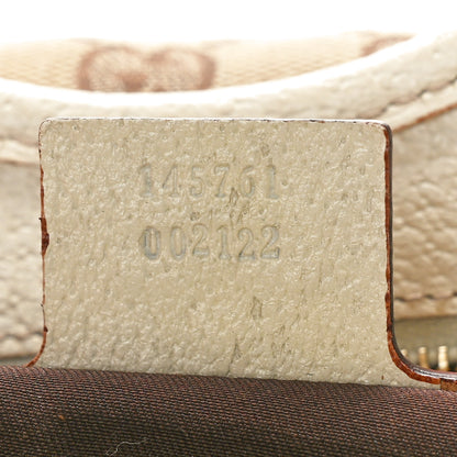 Gucci Monogram Horsebit Shoulder Bag Off White 7 of 12
