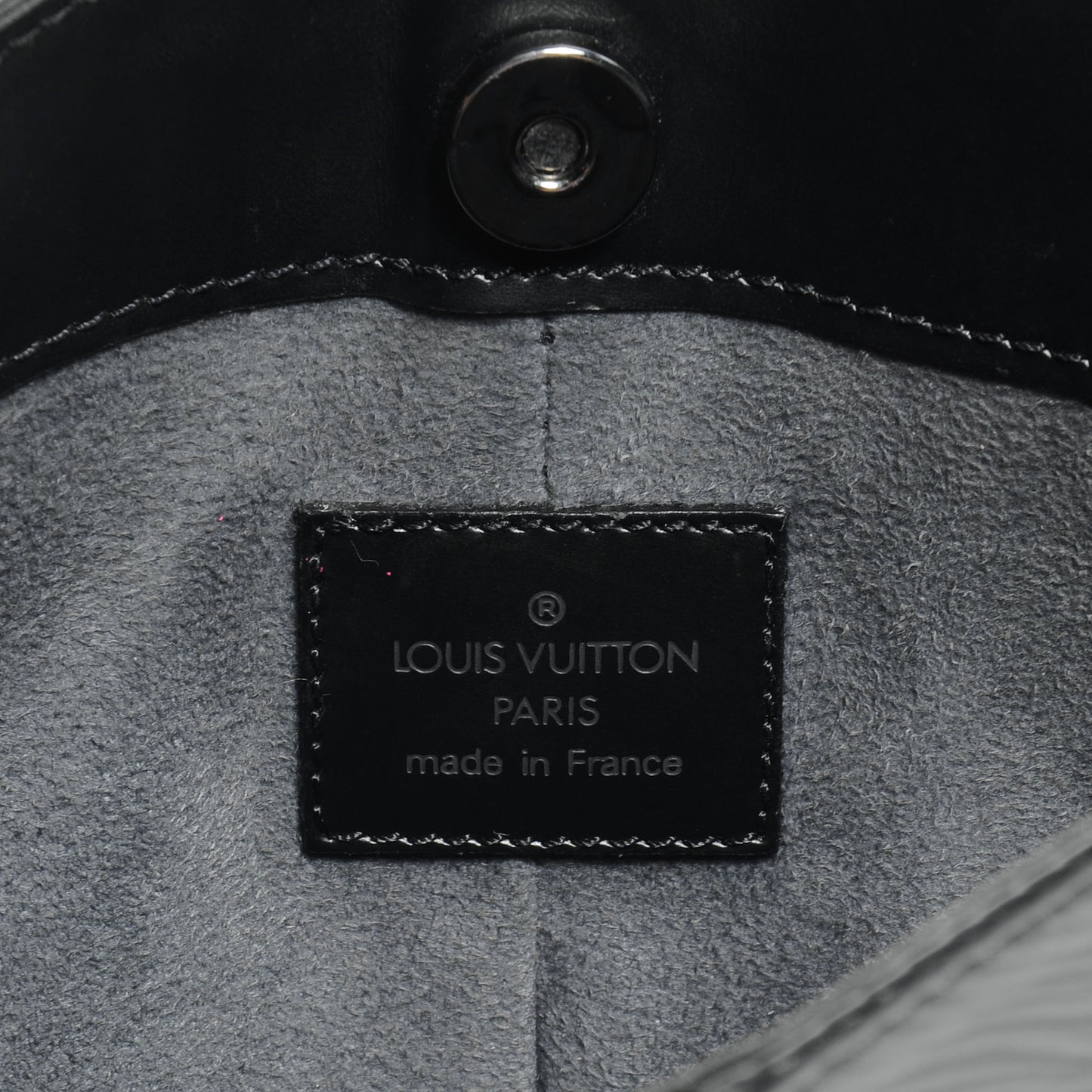 Epi Demi Lune Pochette Black