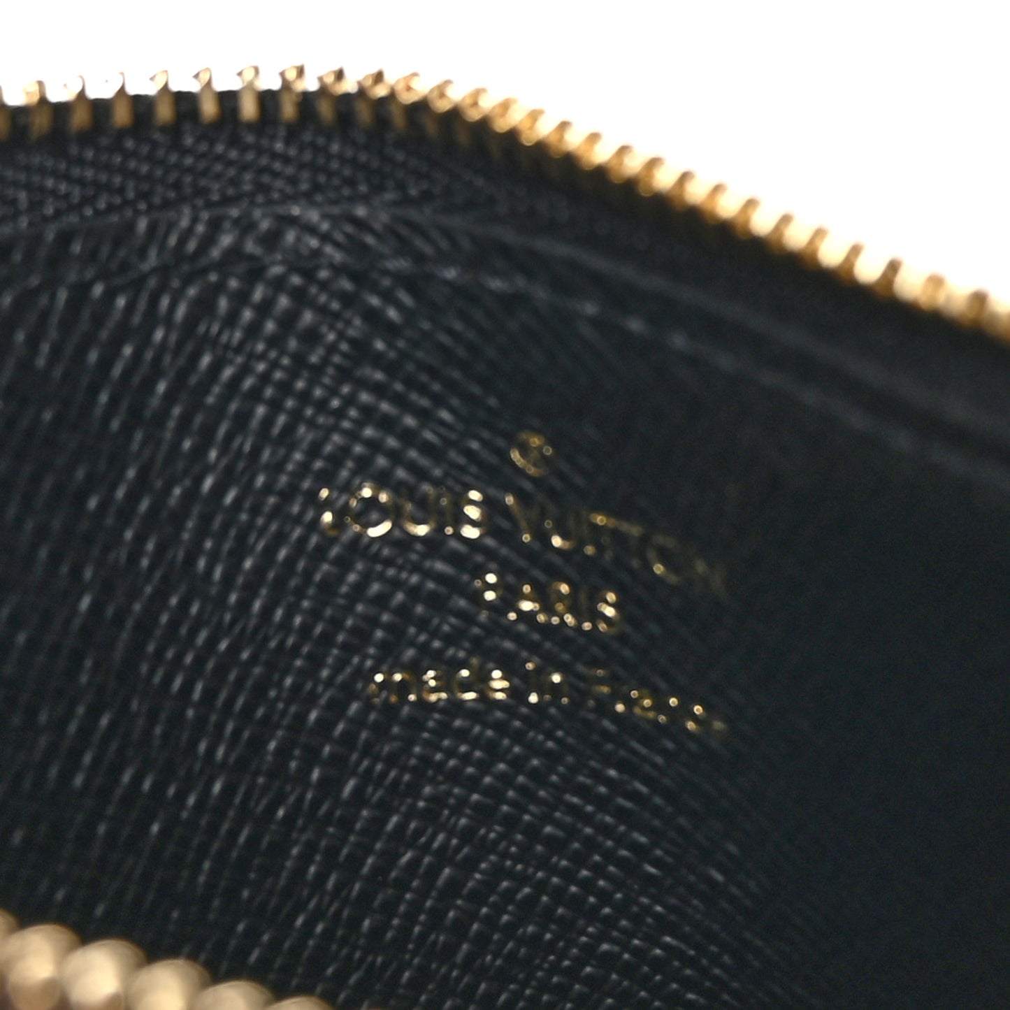 Reverse Monogram Zipped Romy Card Holder