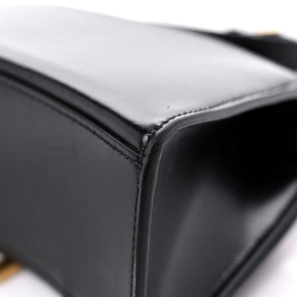 Balenciaga Shiny Box Calfskin Hourglass Top Handle Bag XS Black 10 of 16