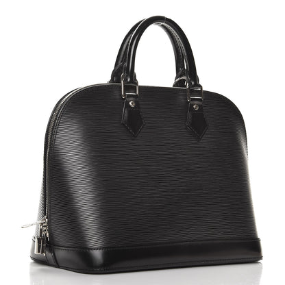 Louis Vuitton Epi Alma PM Black 3 of 9