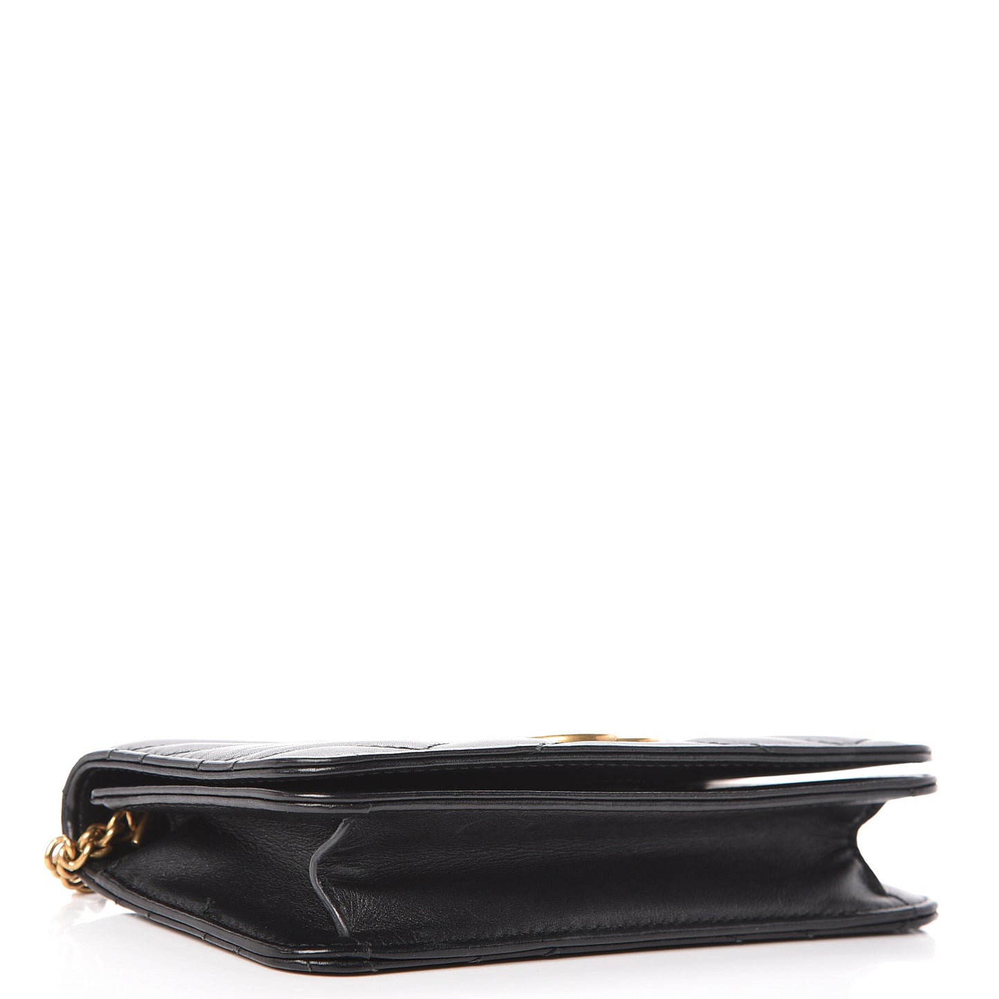 Calfskin Matelasse GG Marmont Mini Bag Black