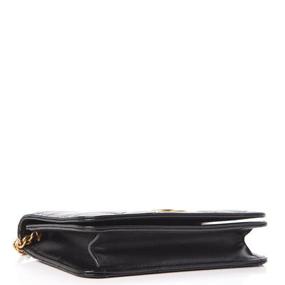 Gucci Calfskin Matelasse GG Marmont Mini Bag Black 4 of 13