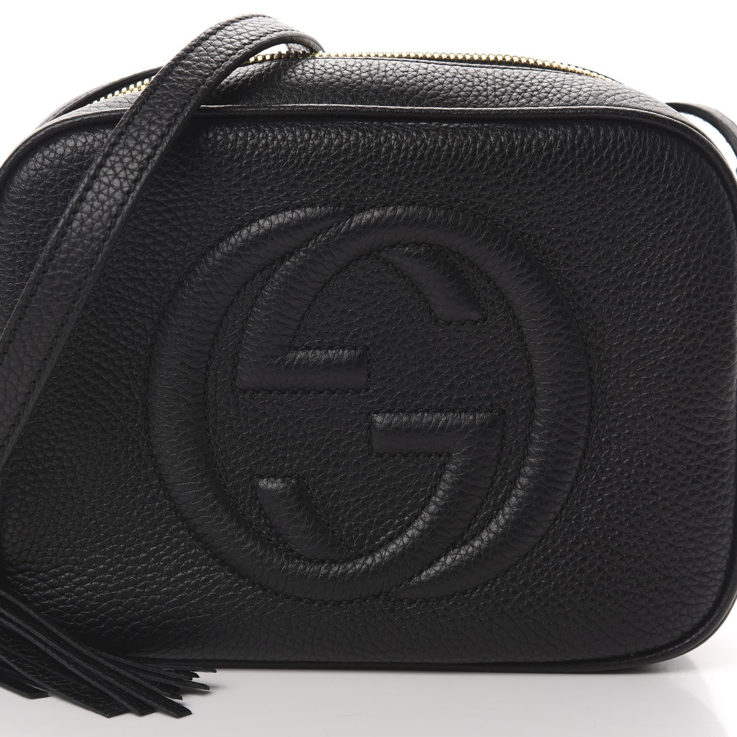 Gucci Pebbled Calfskin Small Soho Disco Bag Black 8 of 10