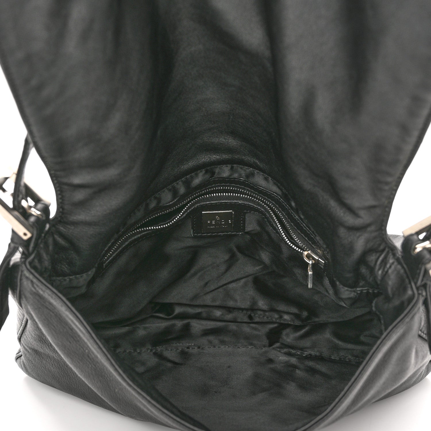 Fendi Lambskin Mama Baguette Black 5 of 12