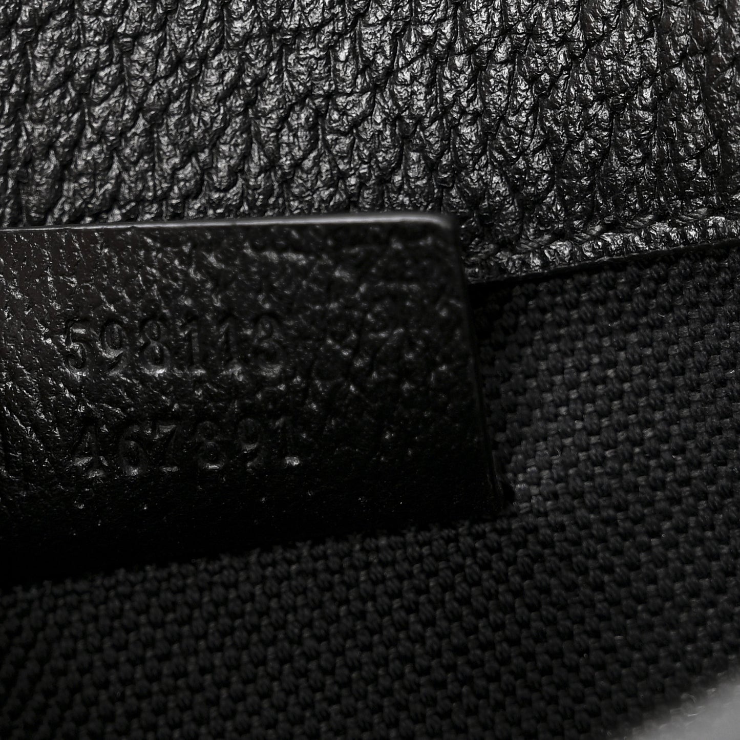GG Supreme Monogram Psychedelic Slim Belt Bag Black