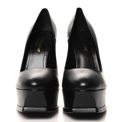 Saint Laurent Calfskin Tripon Tribute 105 Pumps 37.5 Black 2 of 9