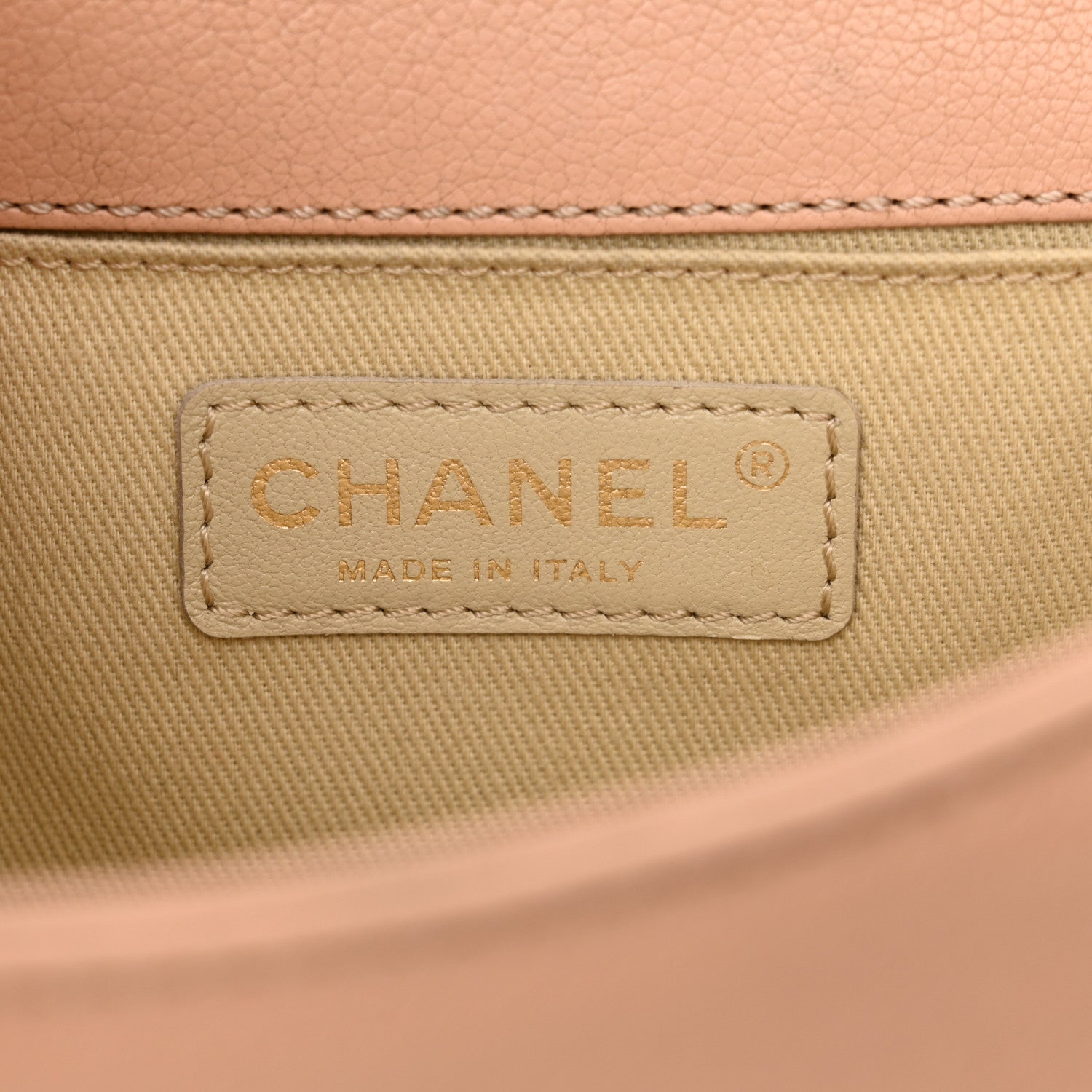 Chanel Goatskin Quilted Large Rita Top Handle Flap Beige 6 of 20