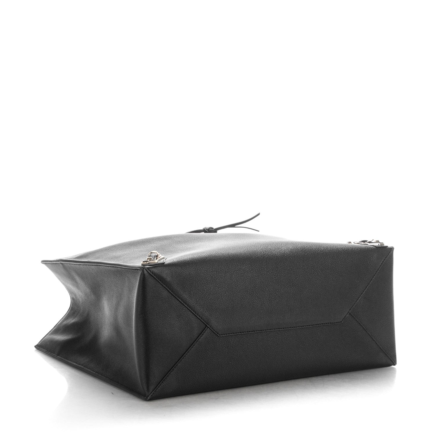 Balenciaga Grained Calfskin Gold Metallic Edge Hardware Papier A4 Tote Black 4 of 7