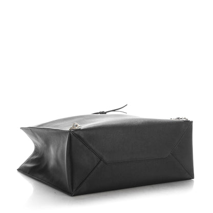 Balenciaga Grained Calfskin Gold Metallic Edge Hardware Papier A4 Tote Black 4 of 7