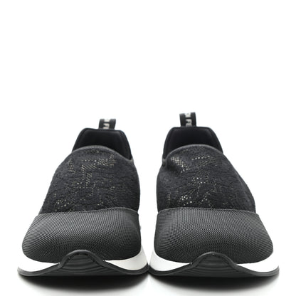 Fendi X SARAH COLEMAN Mesh FF Vertigo Runner Slip On Sneakers 37 Black 2 of 8