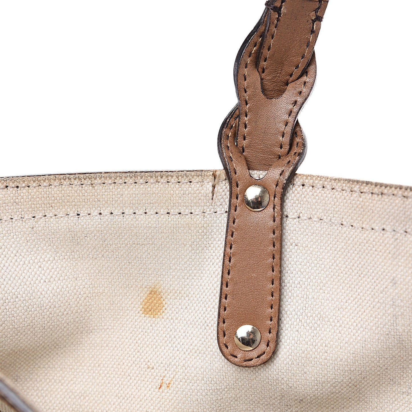Monogram Large Craft Tote Light Brown