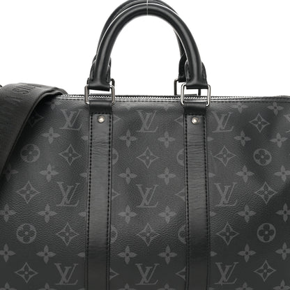 Louis Vuitton Monogram Eclipse Reverse Keepall Bandouliere 35 7 of 10