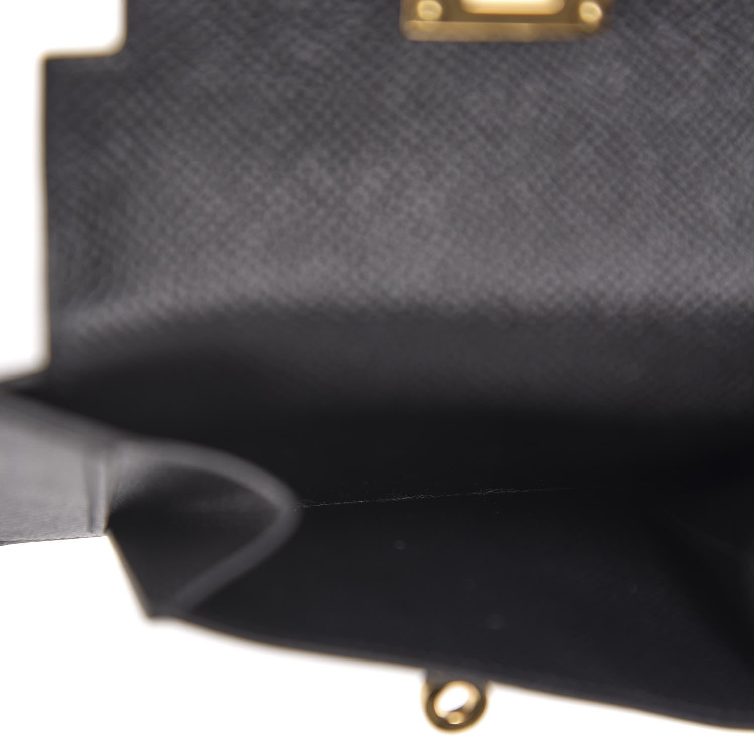 Hermes Epsom Kelly Pocket Compact Wallet Black 4 of 7