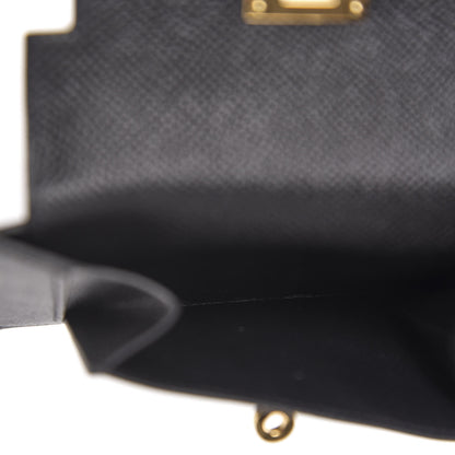 Hermes Epsom Kelly Pocket Compact Wallet Black 4 of 7