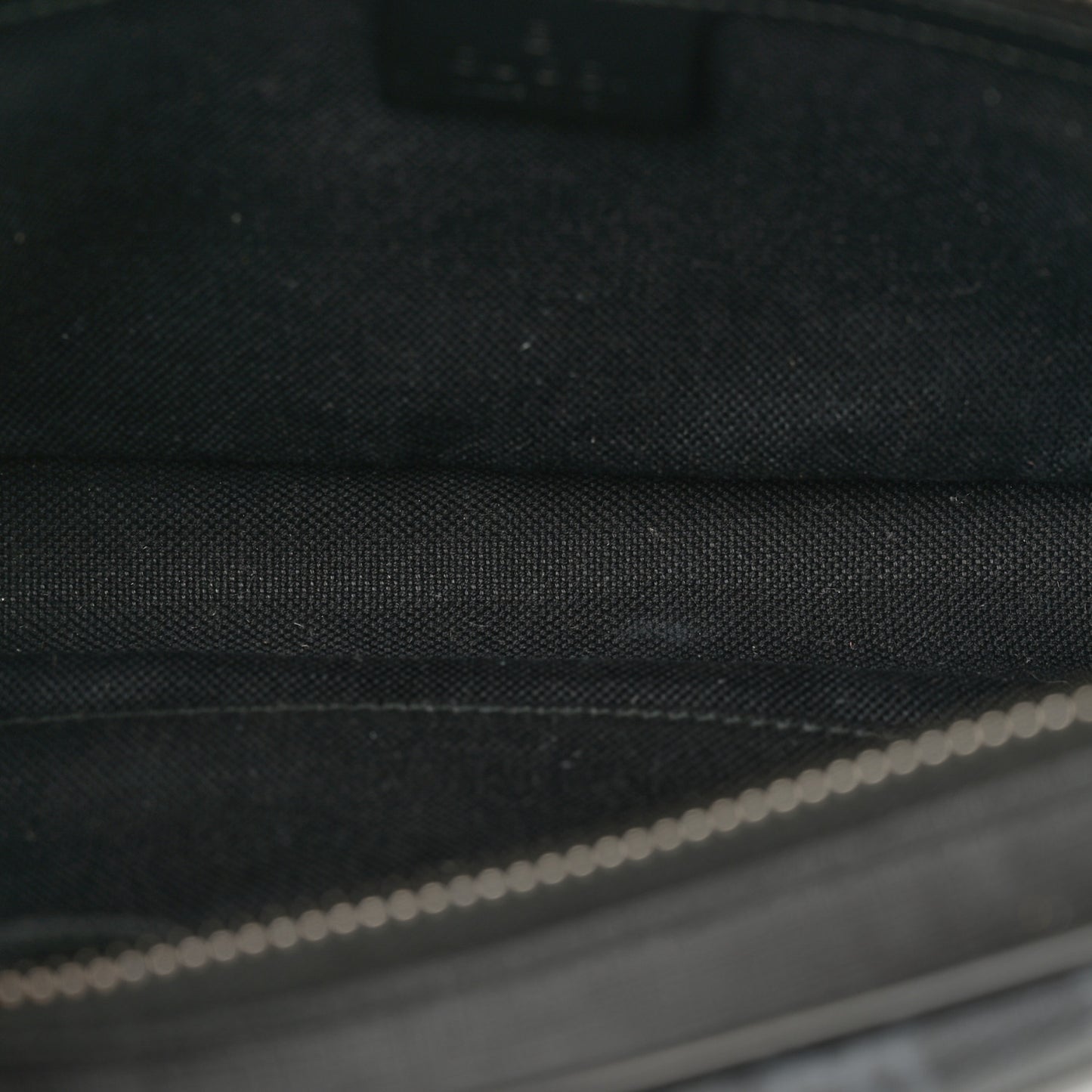 Soft GG Supreme Monogram Web Belt Bag Black Grey