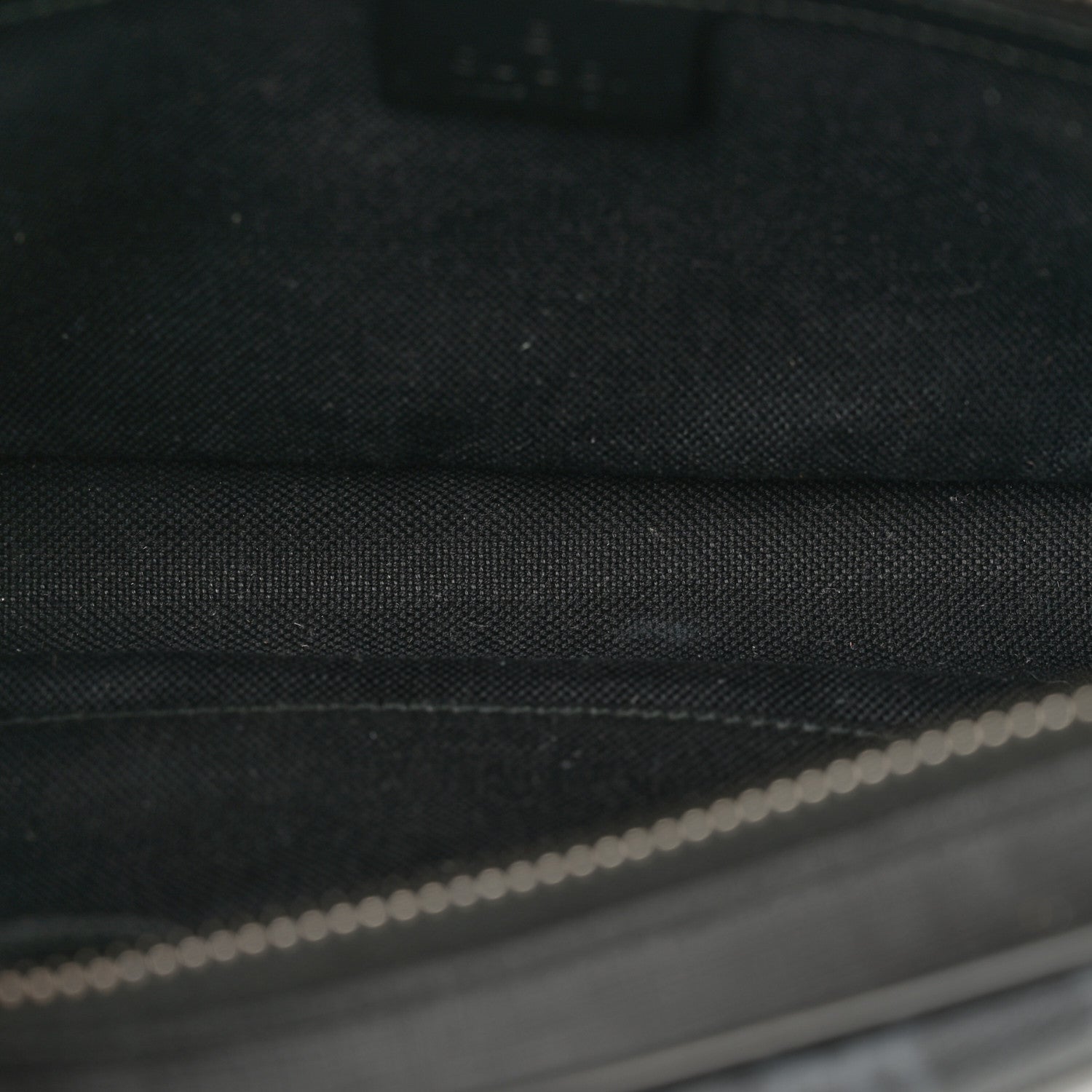 Gucci Soft GG Supreme Monogram Web Belt Bag Black Grey 5 of 10