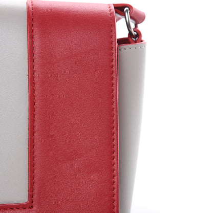 Celine Shiny Smooth Calfskin Medium Frame Shoulder Bag Poppy Red Clay 10 of 15