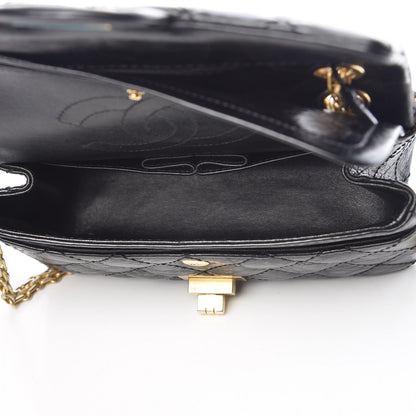 Chanel Aged Calfskin Quilted 2.55 Reissue 224 Flap Black 7 of 9