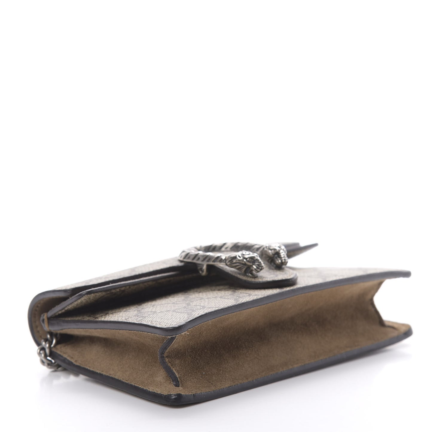 GG Supreme Monogram Super Mini Dionysus Shoulder Bag Taupe