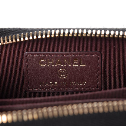 Chanel Caviar Quilted Zip Coin Purse Black 6 of 9