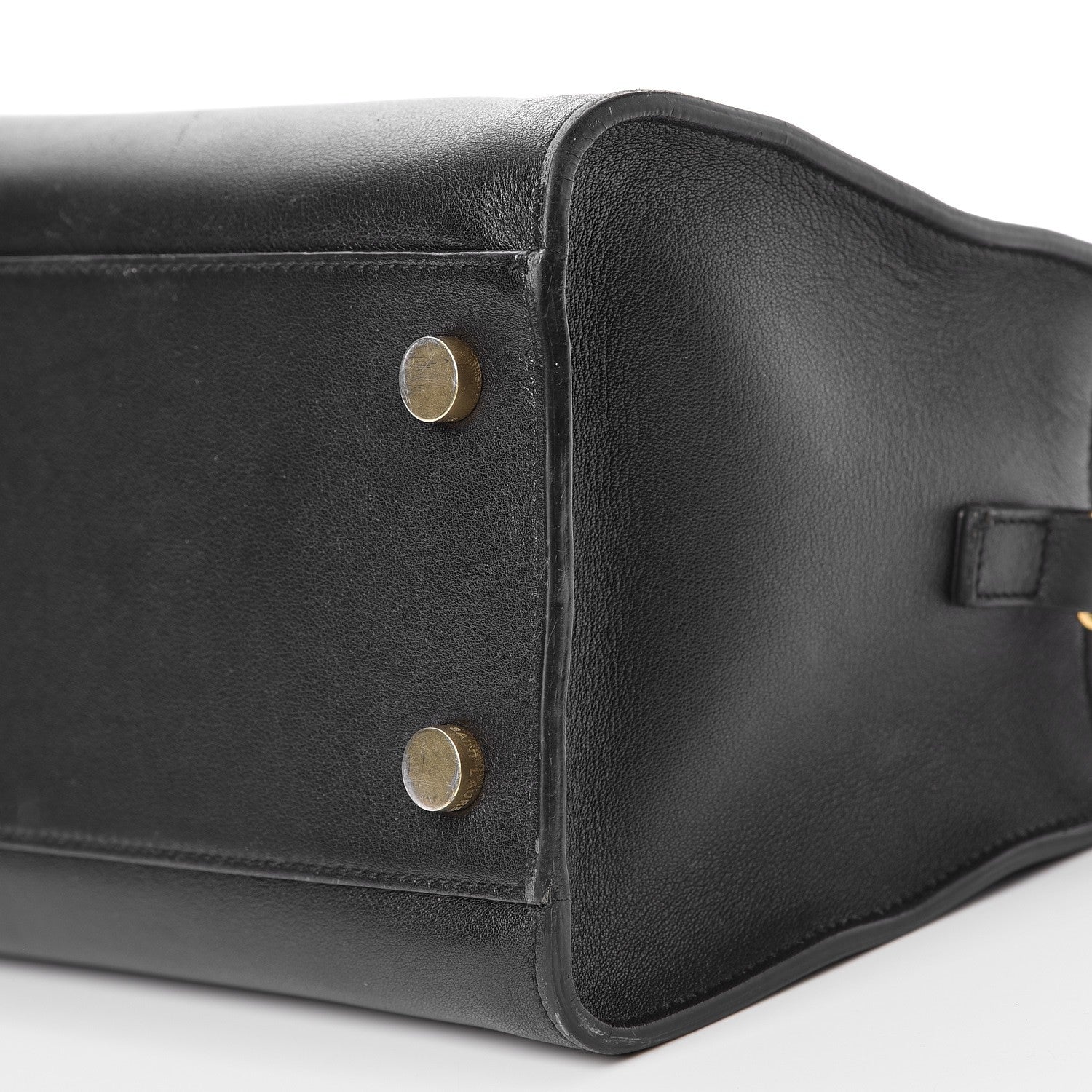 Saint Laurent Calfskin Small Monogram Cabas Black 12 of 15
