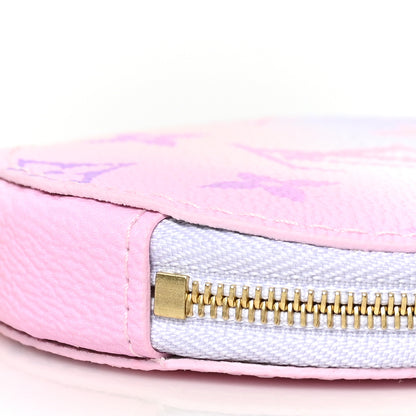 Louis Vuitton Monogram Spring In The City Papillon BB Round Coin Purse Sunrise Pastel 9 of 9