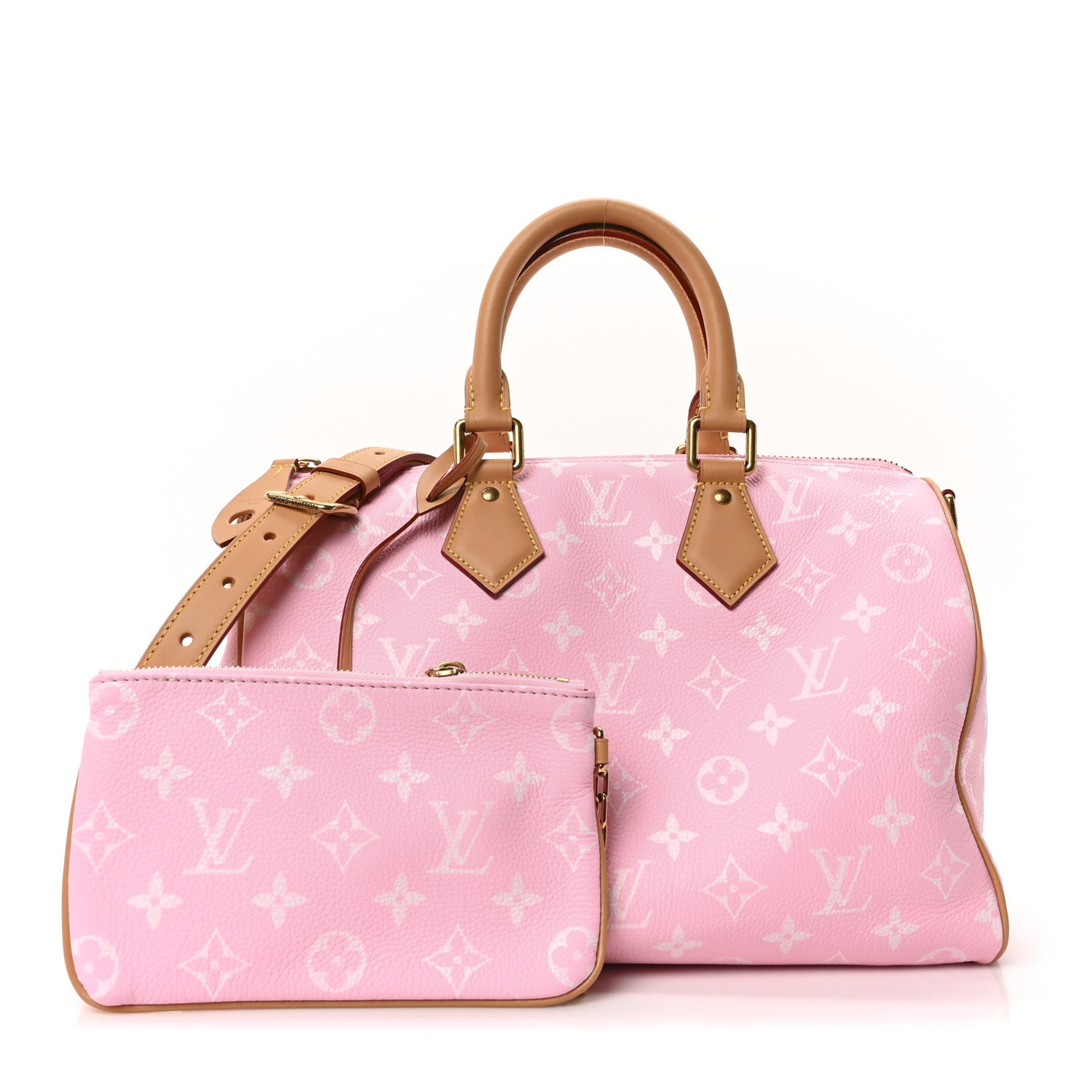 Louis Vuitton Calfskin Monogram Speedy P9 Bandouliere 30 Candy 3 of 11