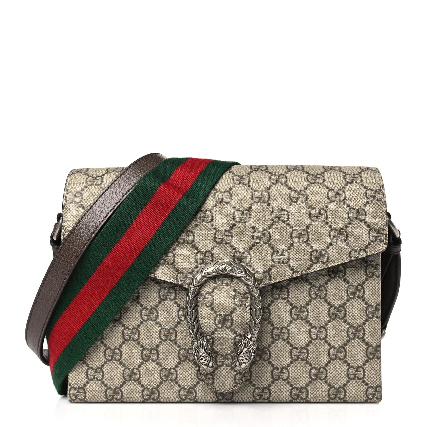 Gucci GG Supreme Monogram Dionysus Messenger Bag Beige New Acero 1 of 8