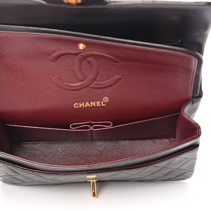 Chanel Lambskin Quilted Medium Double Flap Black 5 of 15